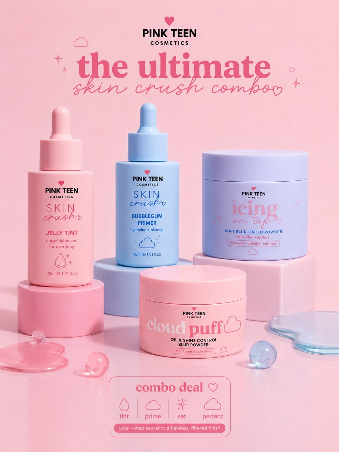 Meet your new obsession: the Pink Teen Skin Crush Combo 💖